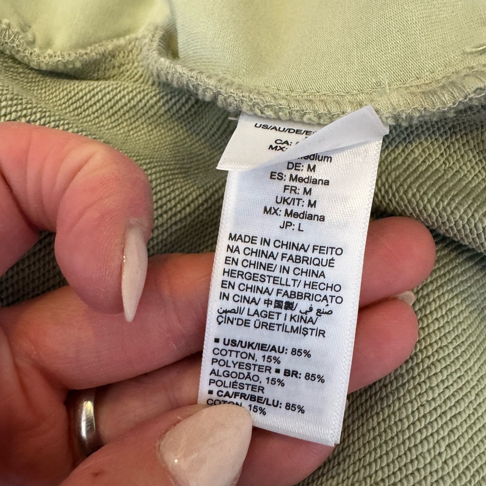 NWT $80 TEREA Zuri Wrap Vest DESSERT SAGE GREEN M MEDIUM - Picture 7 of 8